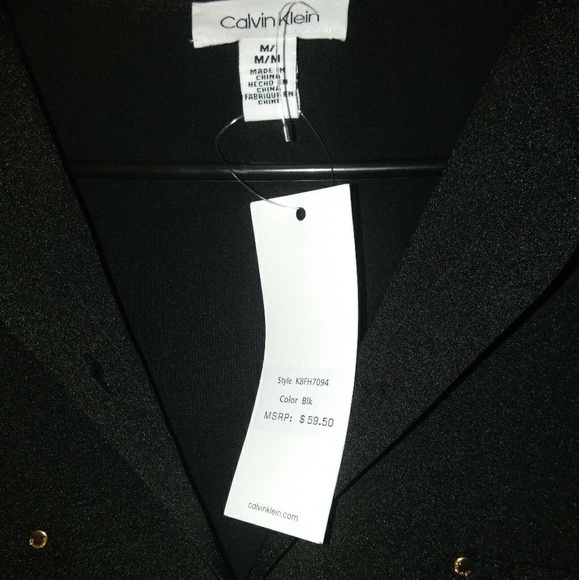 💼Calvin Klein Button Down Blouse NWT - Picture 3 of 5